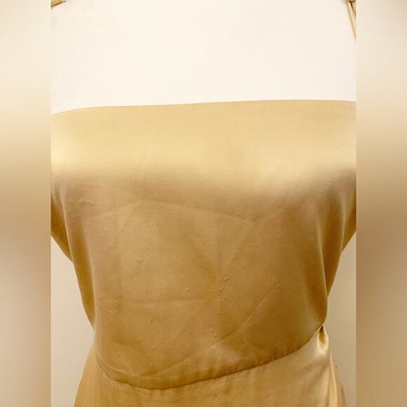 Amanda Uprichard chiara dress in earth. Silk - Picture 5 of 16